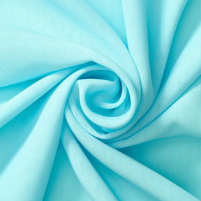 Extra Wide Polyester Chiffon Fabric SV578338 Aqua Blue 1