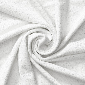 Glitter Ity Knit Jersey Fabric SV578343 White / Silver 1