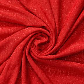 Glitter Ity Knit Jersey Fabric SV578344 Red 1