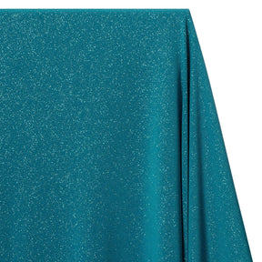 Glitter Ity Knit Jersey Fabric SV578352 Teal 2