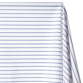Suave 1 2 Pinstripe Shirting Poplin Fabric SV578354 Imperial Blue 1
