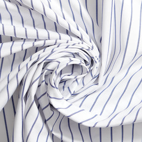 Suave 1 2 Pinstripe Shirting Poplin Fabric SV578354 Imperial Blue 2