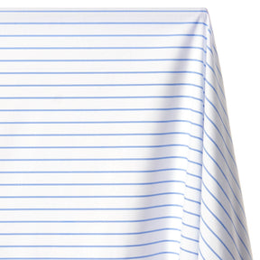 Suave 1 2 Pinstripe Shirting Poplin Fabric SV578355 Light Blue 1