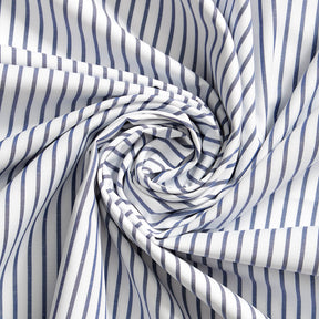 Suave 1 4 Pinstripe Shirting Poplin Fabric SV578356 Imperial Blue 2
