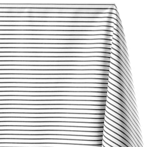 Suave 1 4 Pinstripe Shirting Poplin Fabric SV578357 Black 1
