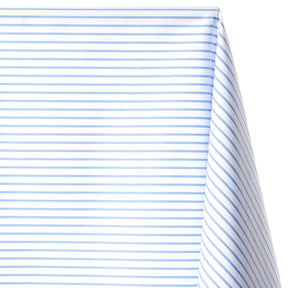 Suave 1 4 Pinstripe Shirting Poplin Fabric SV578358 Light Blue 1