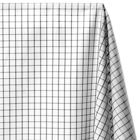 Suave 1 2 Gingham Check Shirting Poplin Fabric SV578361 Black 1
