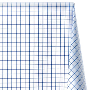 Suave 1 2 Gingham Check Shirting Poplin Fabric SV578362 Imperial Blue 1