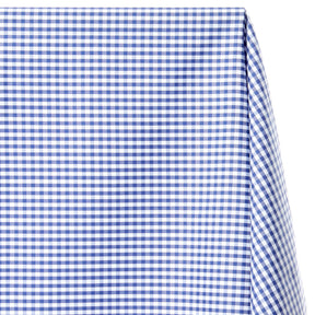 Suave 1 8 Gingham Check Shirting Poplin Fabric SV578376 Imperial Blue 1