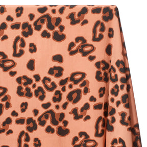 Clouded Leopard Crepe De Chine Print Fabric SV578433 Strawberry 2