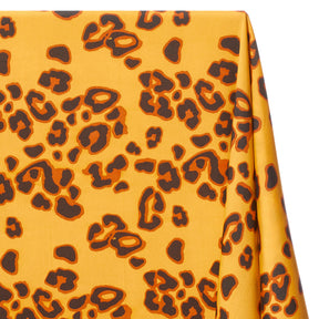 Clouded Leopard Crepe De Chine Print Fabric SV578434 Sunflower Yellow 2