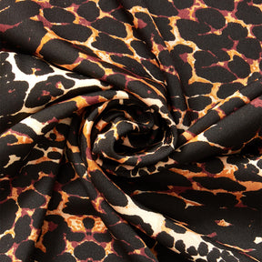 Jaguar Crepe De Chine Print Fabric SV578436 Desert 1