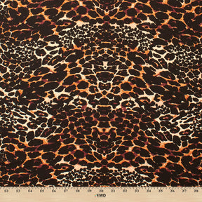 Jaguar Crepe De Chine Print Fabric SV578436 Desert 3