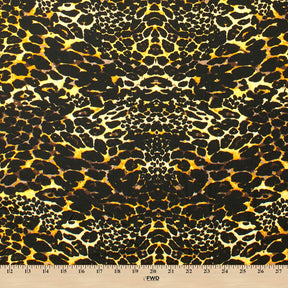 Jaguar Crepe De Chine Print Fabric SV578437 Savanna 3