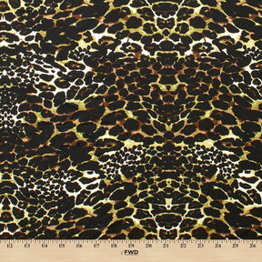 Jaguar Crepe De Chine Print Fabric SV578438 Jungle 3
