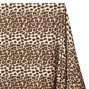 Cheetah Crepe De Chine Print Fabric SV578440 Savanna 2