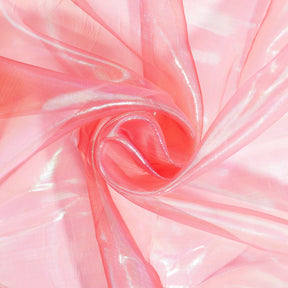 Iridescent Pearl Organza Fabric SV578478 Red 1