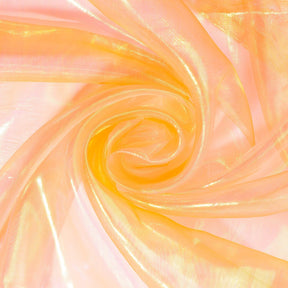 Iridescent Pearl Organza Fabric SV578483 Orange 1