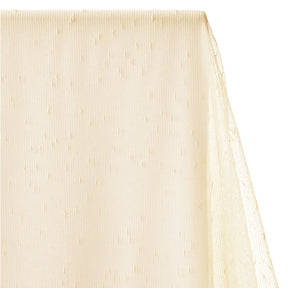 Elio Slubbed Sheer Mesh Dobby Fabric SV578495 Champagne 1