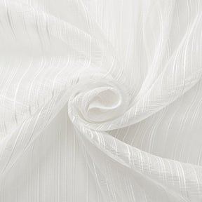 Basidia Striped Sheer Mesh Dobby Fabric SV578499 Off White 2