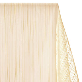 Basidia Striped Sheer Mesh Dobby Fabric SV578500 Champagne 1