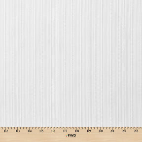 Bayzam Striped Sheer Mesh Dobby Fabric SV578502 White 3