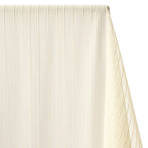 Bayzam Striped Sheer Mesh Dobby Fabric SV578505 Ivory 1