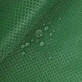 Ottertex® Polyester Ripstop – Hexagon - Waterproof (PU Coated) & Water Repellent (DWR) – 300D, 5.6 oz Fabric SV578526 Hunter Green Image A4