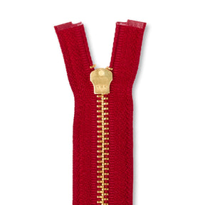 Ykk 5 Brass Separating Zipper SV578756 Cameo Red 2