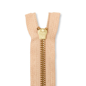 Ykk 5 Brass Separating Zipper SV578757 Ecru Beige 2
