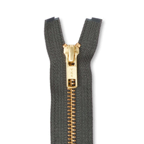 Ykk 5 Brass Separating Zipper SV578760 Slate Grey 1