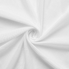 Polyester Knit Diamond Mesh Fabric SV578875 White 1