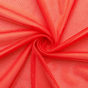 Polyester Knit Diamond Mesh Fabric SV578879 Red 1