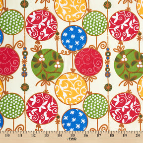 Ornament Print Broadcloth Fabric SV578882 Ivory 3