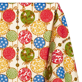 Ornament Print Broadcloth Fabric SV578882 Ivory 1