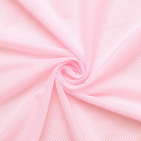 Polyester Knit Diamond Mesh Fabric SV578888 Pink 1