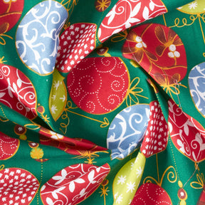 Ornament Print Broadcloth Fabric SV578913 Green 2