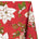 Poinsettia Print Broadcloth Fabric SV578915 Red 1