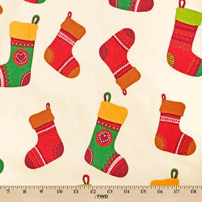 Stocking Print Broadcloth Fabric SV578919 3