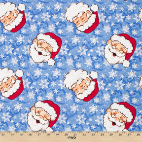 Santa Claus Print Broadcloth Fabric SV578925 3