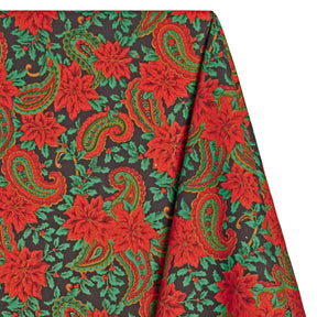 Holiday Paisley Print Broadcloth Fabric SV578926 1