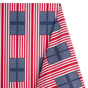 No Fray Cotton Sheeting American Flag Print Fabric SV578929 1