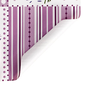 Lavender Patchwork Oilcloth Fabric SV578933 2