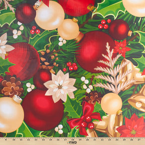 Floral Ornament Oilcloth Fabric SV578937 3