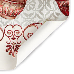 Floral Teacup Oilcloth Fabric SV578940 2