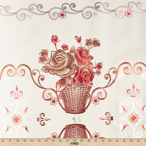 Floral Teacup Oilcloth Fabric SV578940 3
