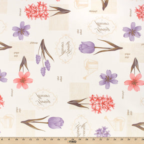 Flower Garden Oilcloth Fabric SV578942 3