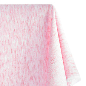 Hairline Stripe Linen Look Fabric SV578992 Fuchsia / White 1