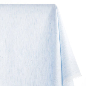 Hairline Stripe Linen Look Fabric SV578994 Light Blue / White 1