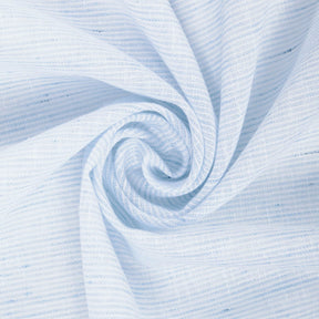 Hairline Stripe Linen Look Fabric SV578994 Light Blue / White 2